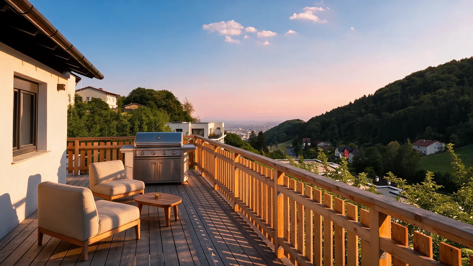 Panoramablick über Linz